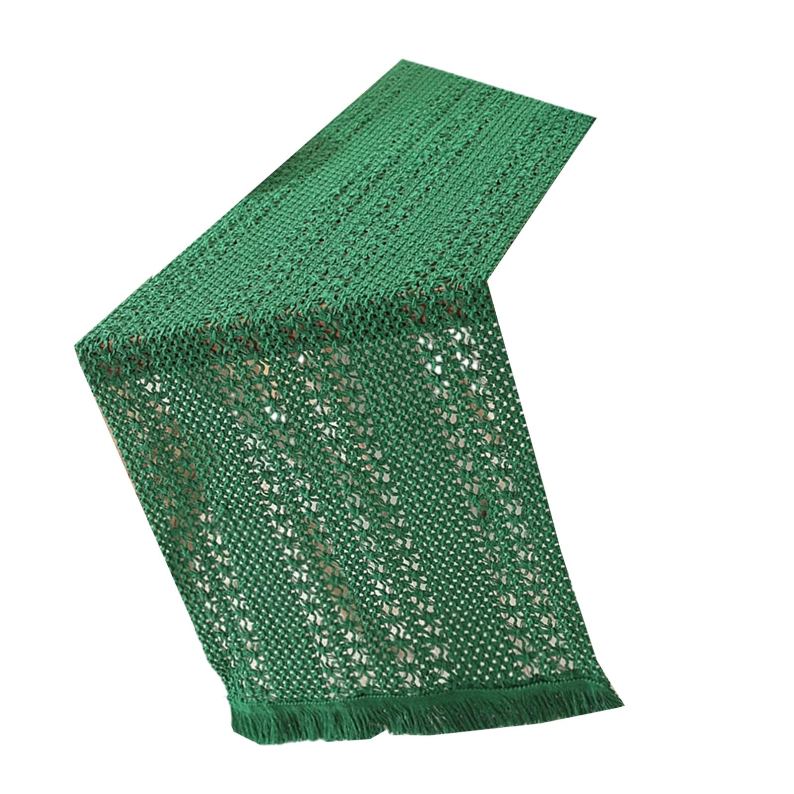 Jazuaiao Table Runner 180cm Lace Designs Spill Resistant Easy Washing for Family Gatherings Daily Meals Dining Table Decoration