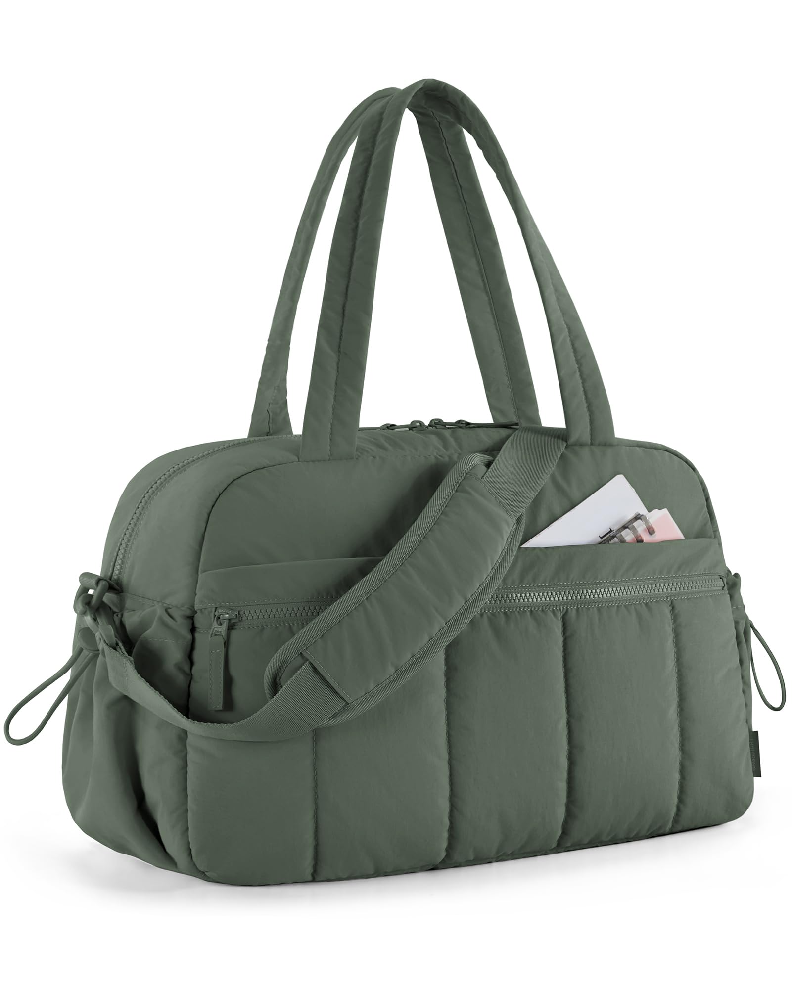 BAGSMART 24L Womens Gym Bag Weekend Travel Overnight, Underseat Cabin Bag