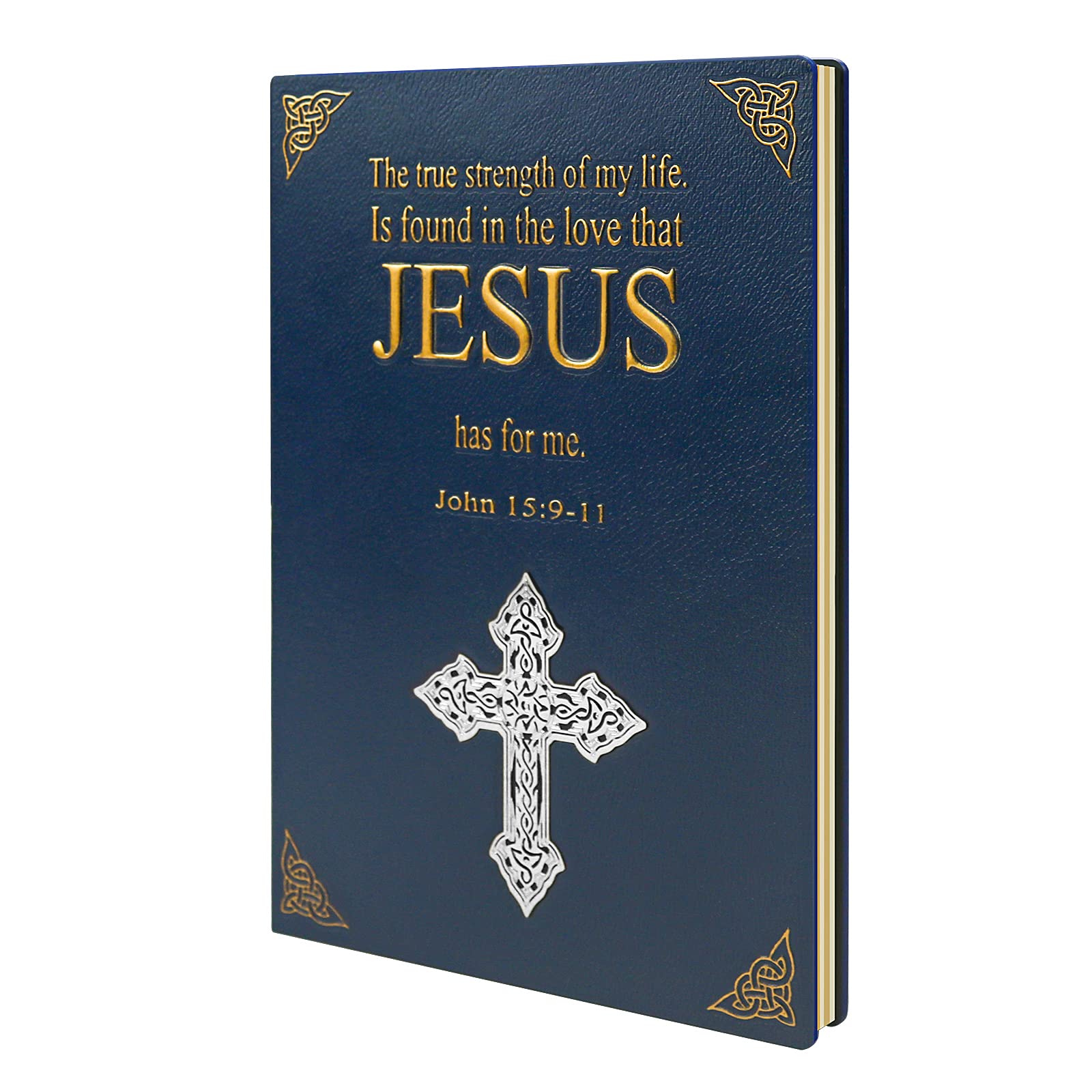 ZYWJUGE Unique Diary for Women/Men, Writing Journals Notebooks Hardcover, Embossed Leather Journal - Lined Daily Journal Book, Vintage Art Journal, Bible & Prayer Journal A5-Christian Gratitude Gift