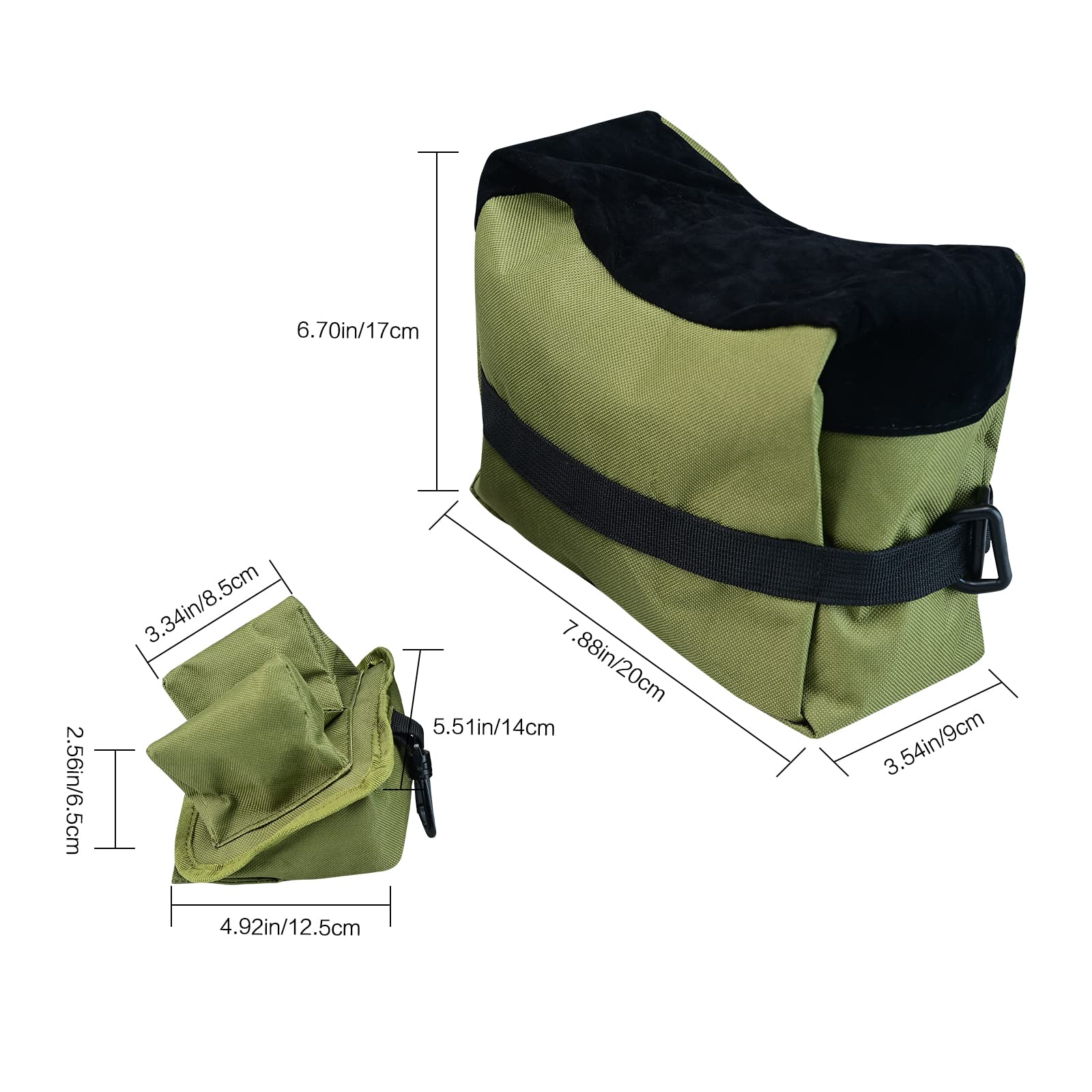 Sacchetto Sabbia Tattico Per Fucile ACEXIER - Supporto Mira Per Caccia E Tiro - Foto 8