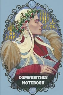 Composition Notebook: Elvenking in Winter Art Print Journal Notebook Diary Large 6 x 9 inches, 100 Pages