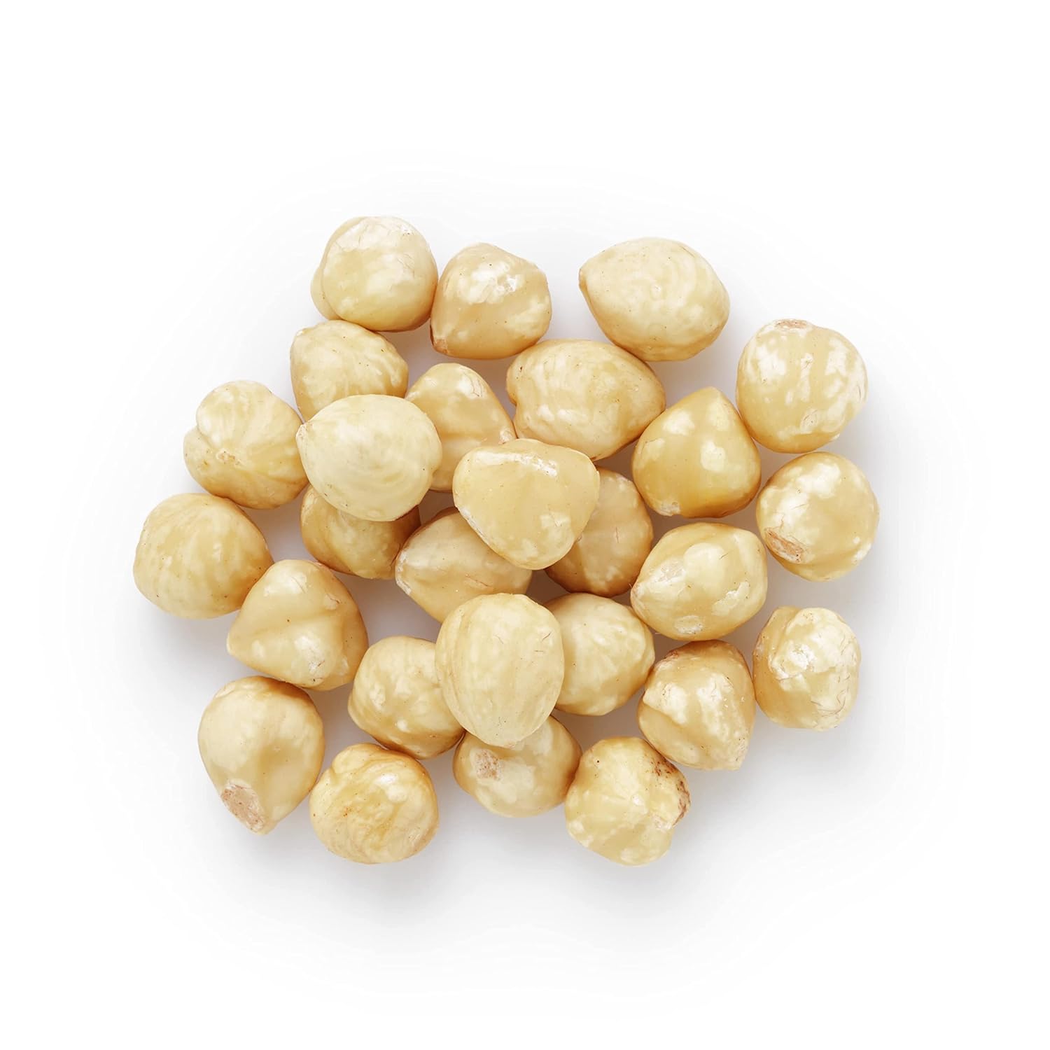 Food to Live Blanched Hazelnuts, 2 Pounds Raw Whole Filberts, No Skin, Unsalted, Unroasted Nuts, Vegan Snack, Kosher, Bulk. Keto. Good Source of Vitamins and Protein. Great for Baking, Granola