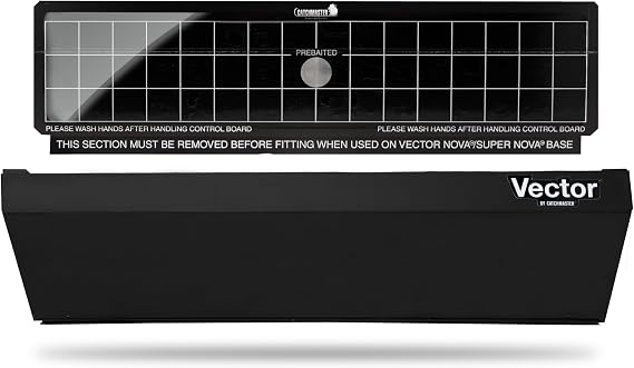 Catchmaster Vector Optima Black Wall-Mounted UV Fly Light Trap, Fly Trap for Restaurant Dining Areas, Bakery, Deli & Meat Cases, and Office Spaces, UV Lamp Insect Killer