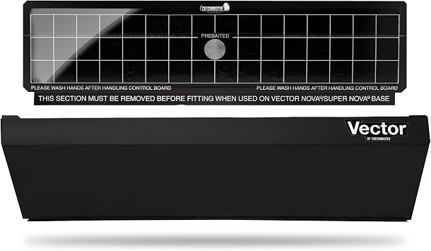Catchmaster Vector Optima Black Wall-Mounted UV Fly Light Trap, Fly Trap for Restaurant Dining Areas, Bakery, Deli & Meat Cases, and Office Spaces, UV Lamp Insect Killer