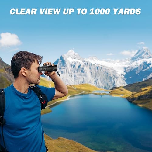 Miniatura 2 de Telescopio monocular, monocular ANSAUCT telescopio monocular de alta potencia para Smartphone titular y trípode de visión nocturna monocular