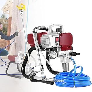 Airless Paint Sprayer Commercial High Pressure Electric Handheld DIY Interior Wall Spray Gun Machine Kit for Wall Ceiling Construction Residential