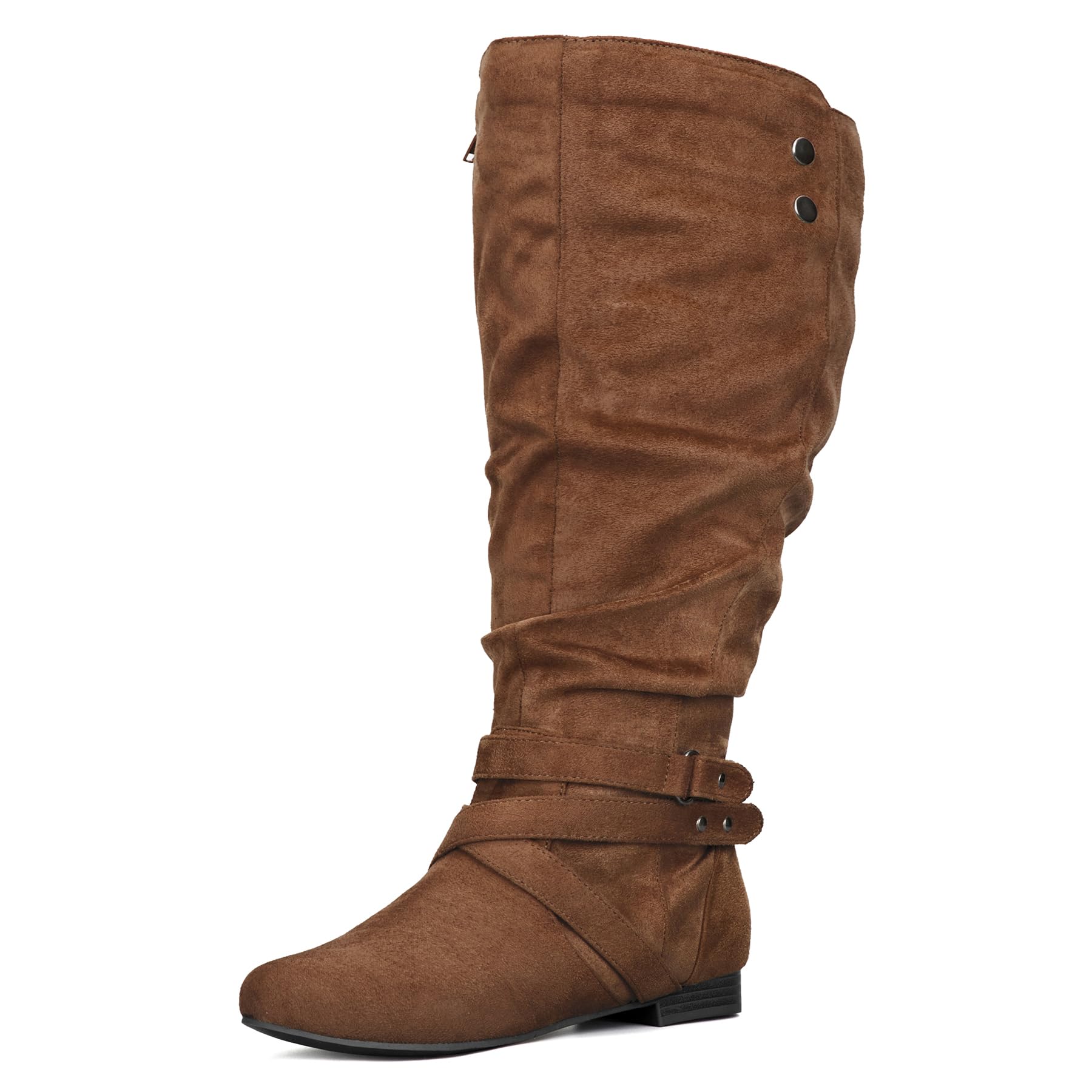 mysoft Womens Extra Wide Calf Knee High Slouchy Boots