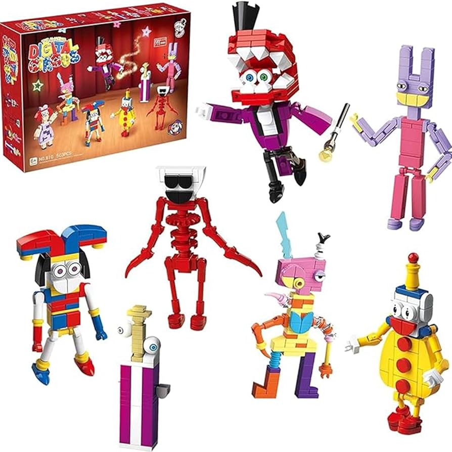 Amazon.co.jp: 7ピースのアメージングデジタルサーカスおもちゃ