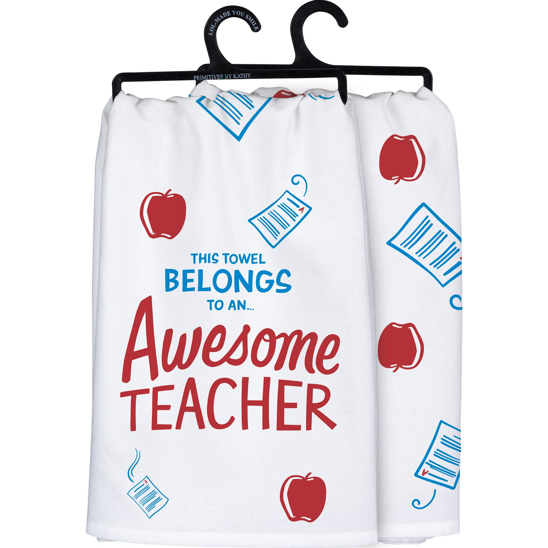 Primitives by Kathy This Towel Belongs to an ... Awesome Teacher Decorative Kitchen Towel