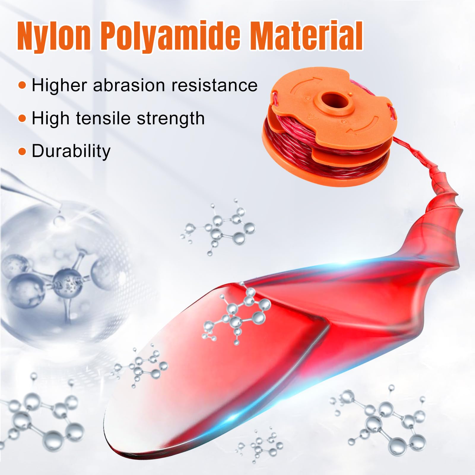 Lot De 3 Bobines De Fil Pour Débroussailleuse McGregor Et Modèles