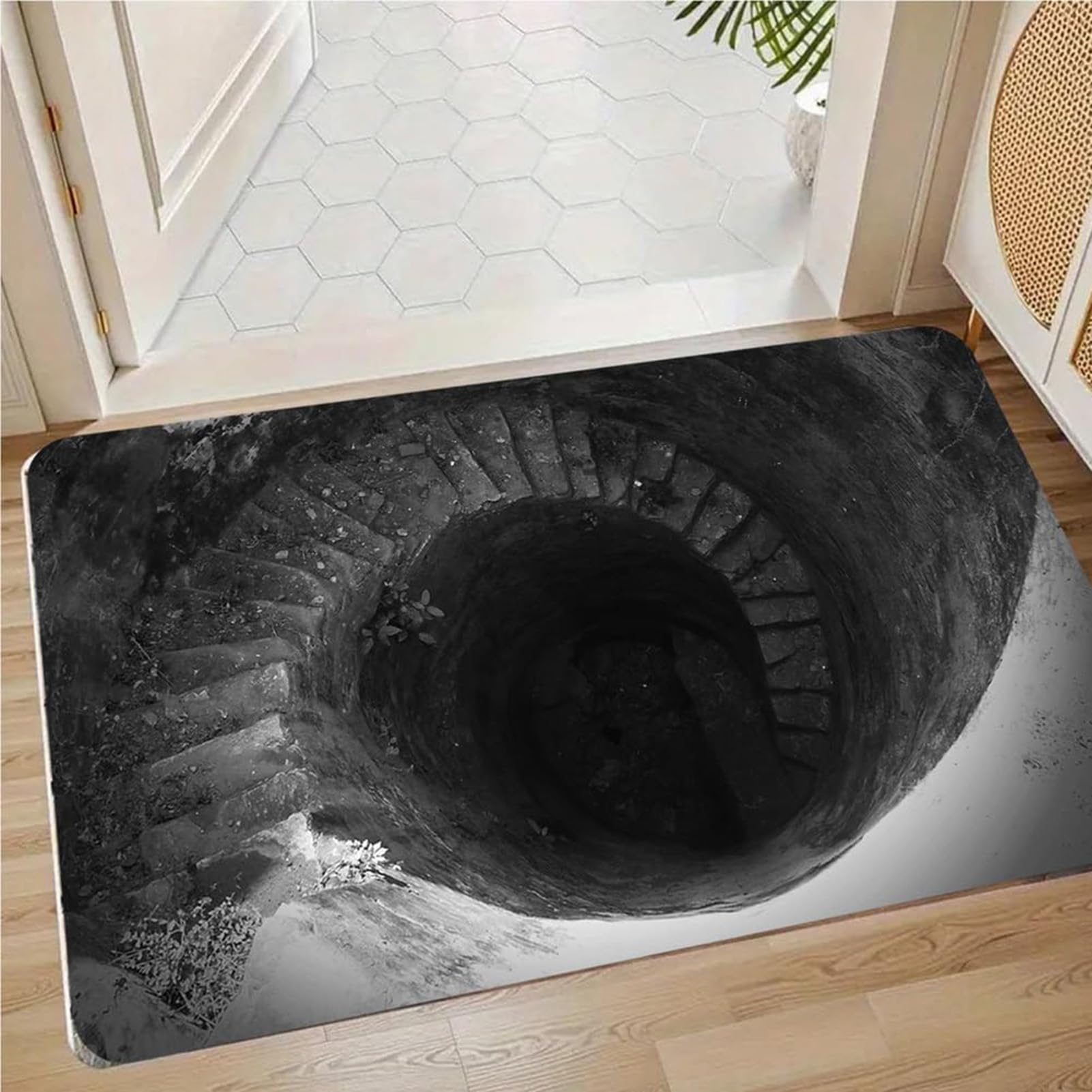 Tapis illusion 3d de haute qualité 120x180cm | Tapis d'optique antidérapant au design contemporain
