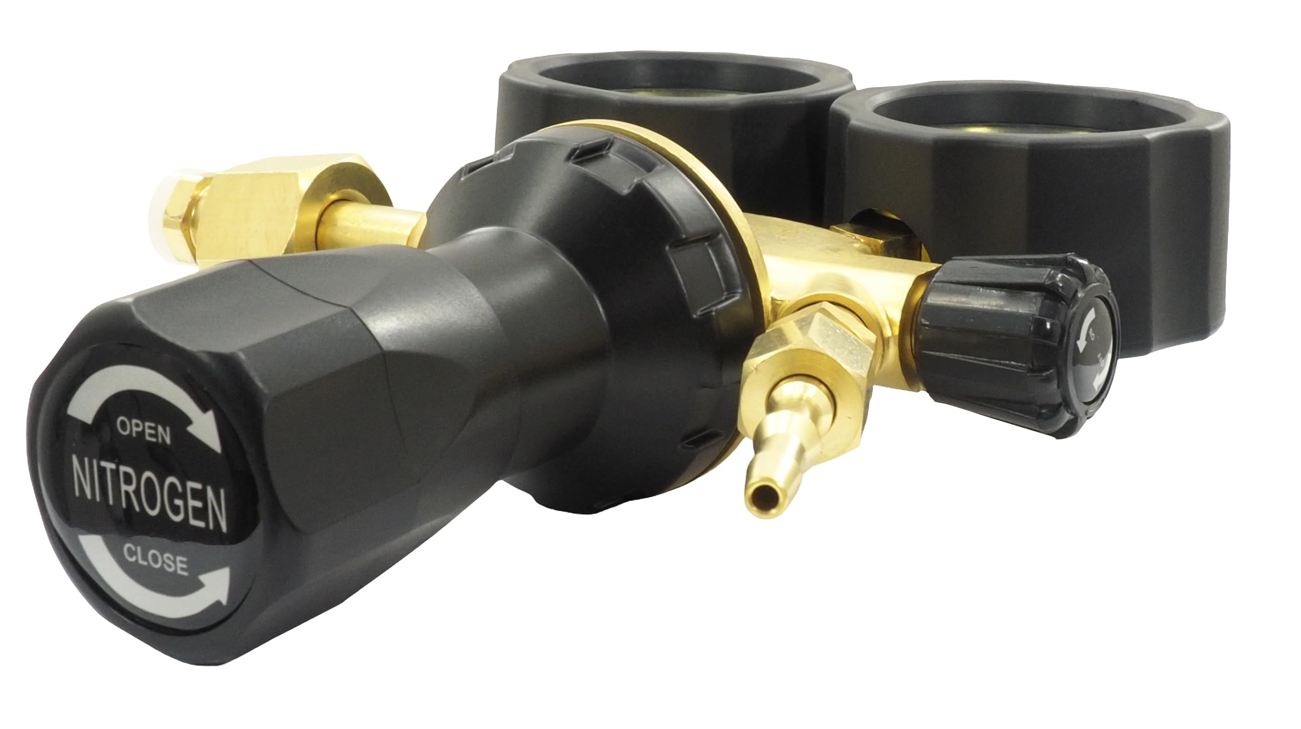 Bouteille d'azote 8L + Régulateur de pression pour azote 50 BAR - Ensemble bouteille de gaz azote avec détendeur pour atelier et industrie - Bestschweissen.de