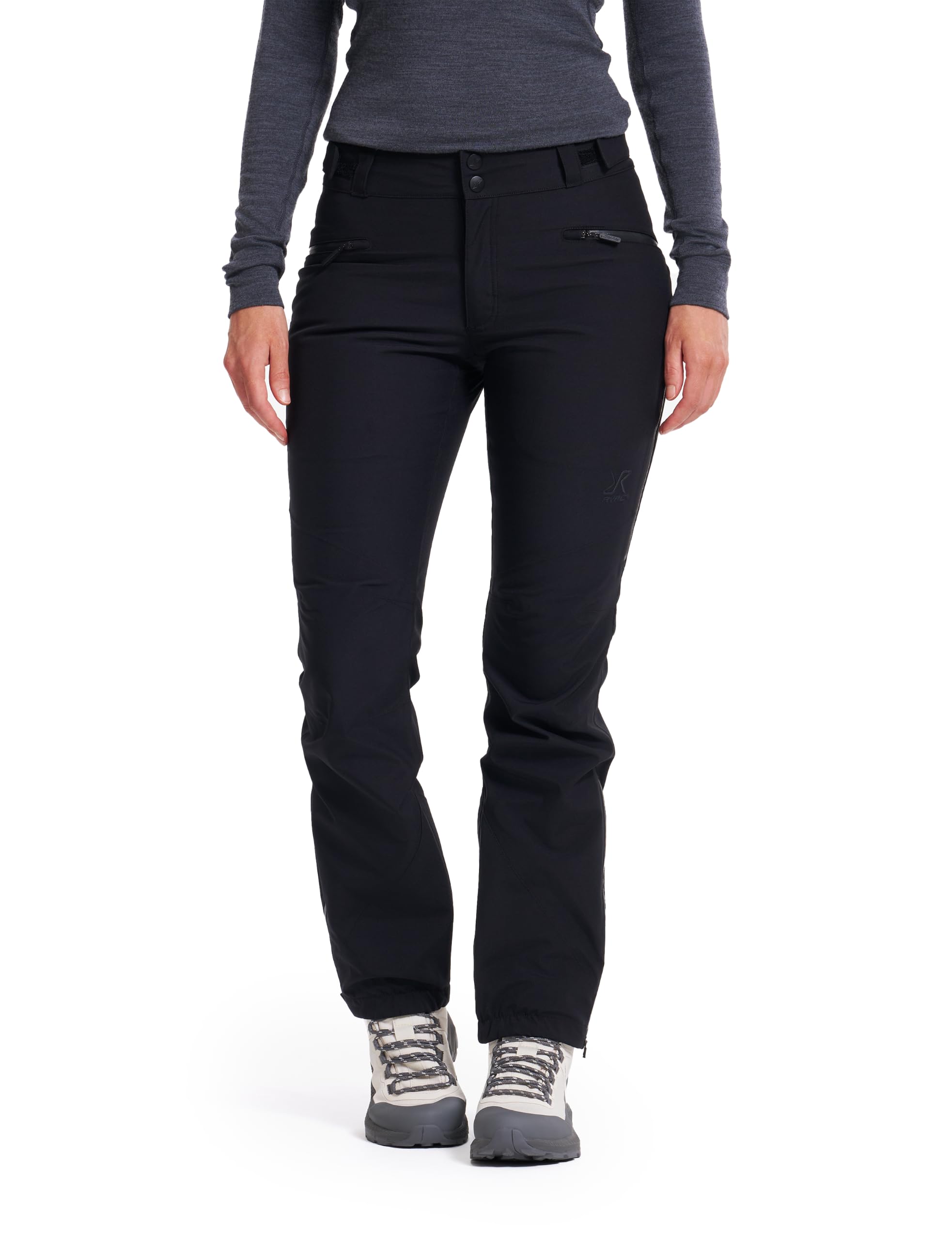RevolutionRace Wasserdicht Silence Proshell 3L Pants für Damen, Outdoor-Shellhose mit optimaler Bewegungsfreiheit