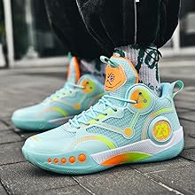 Zapatillas de Baloncesto para Hombre Antideslizantes Zapatos de Baloncesto Aire Libre Deportivas Calzado de Baloncesto Hombre Masculino Zapatillas Gimnasio3