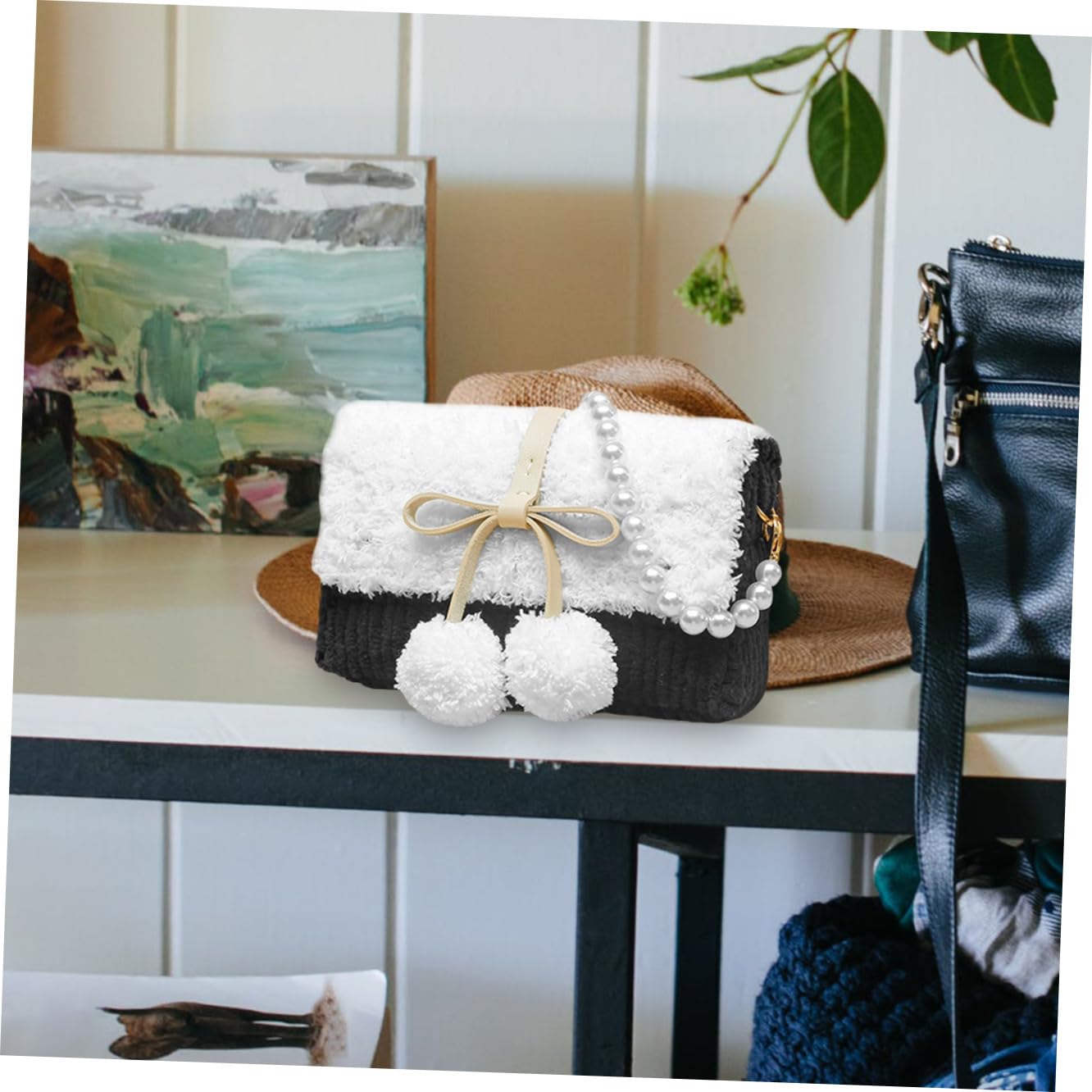DOITOOL 5 Sätze DIY Handgefertigtes Taschen für Schultertaschen Komplettes Bastelset mit Zubehör für Anfänger und für und Persönliche Modeaccessoires
