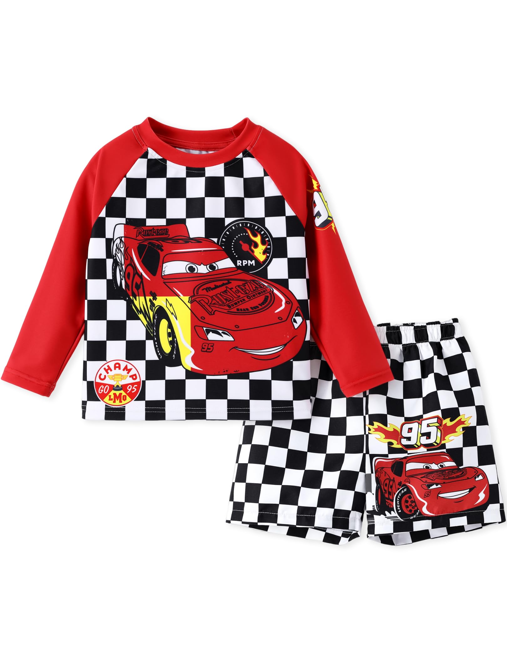 Disney Boys Spiderman Swimsuit Summer Beach Kids Rash Guard Swim Set 3M-13T