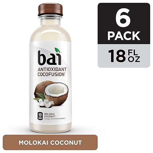 Miniatura 227 de Bai - Puna coco piña - Agua con sabor a coco y piña, bebida con infusión antioxidante, botellas de 18 onzas líquidas, paquete de 6