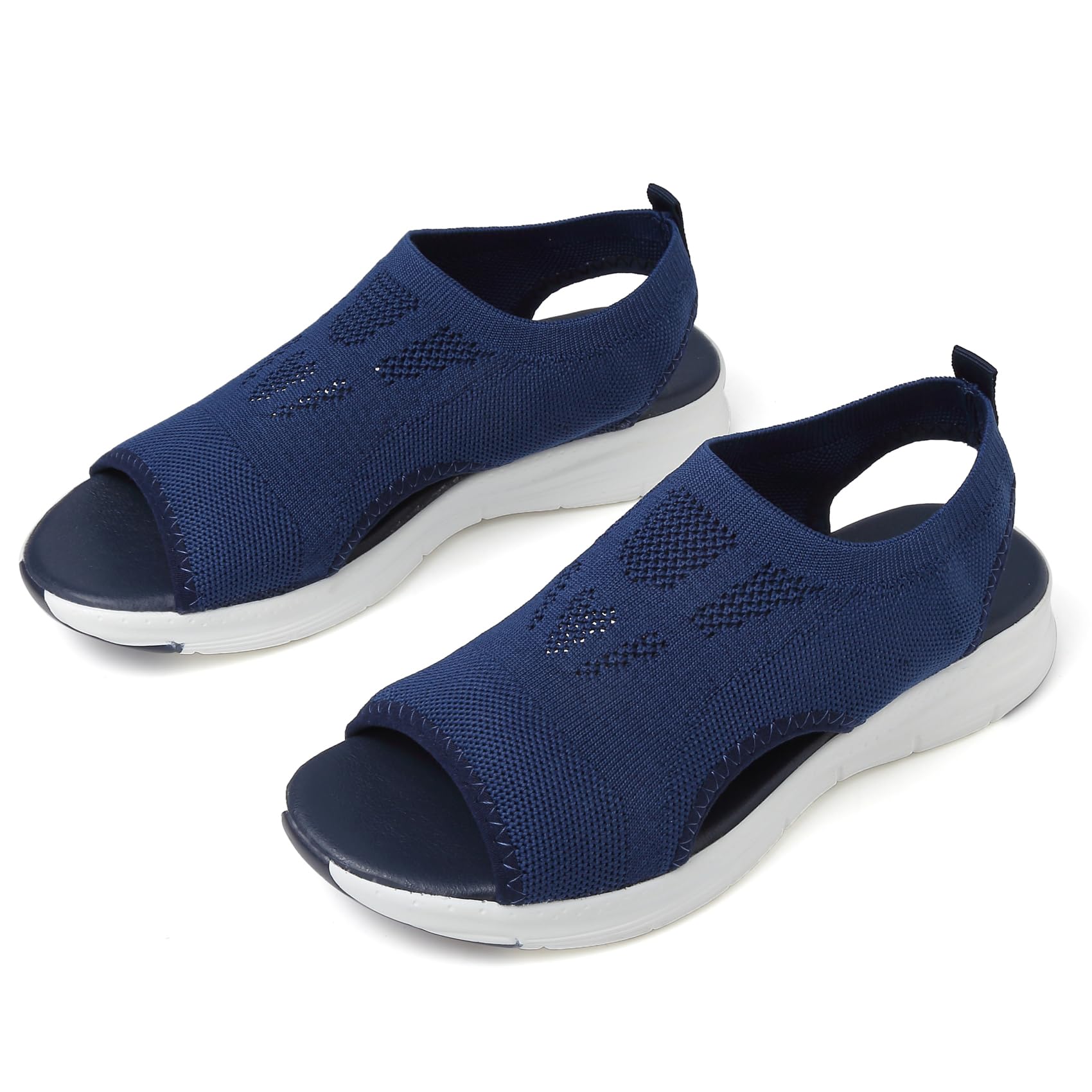 Unitysow Sandali Aperti Donna Ortopedico Slide Sandali Estivi Sandali Sportivi Sandali Piatto Leggere Mesh Sandali da Spiaggia