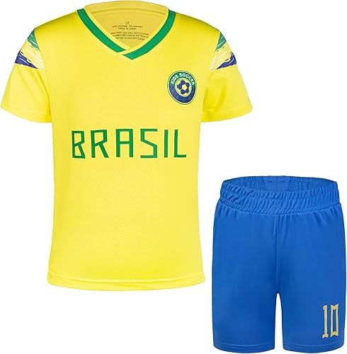 Camisetas de fútbol para niños, niñas y jóvenes, trajes de camiseta de entrenamiento de fútbol para niños pequeños, uniforme 2-14