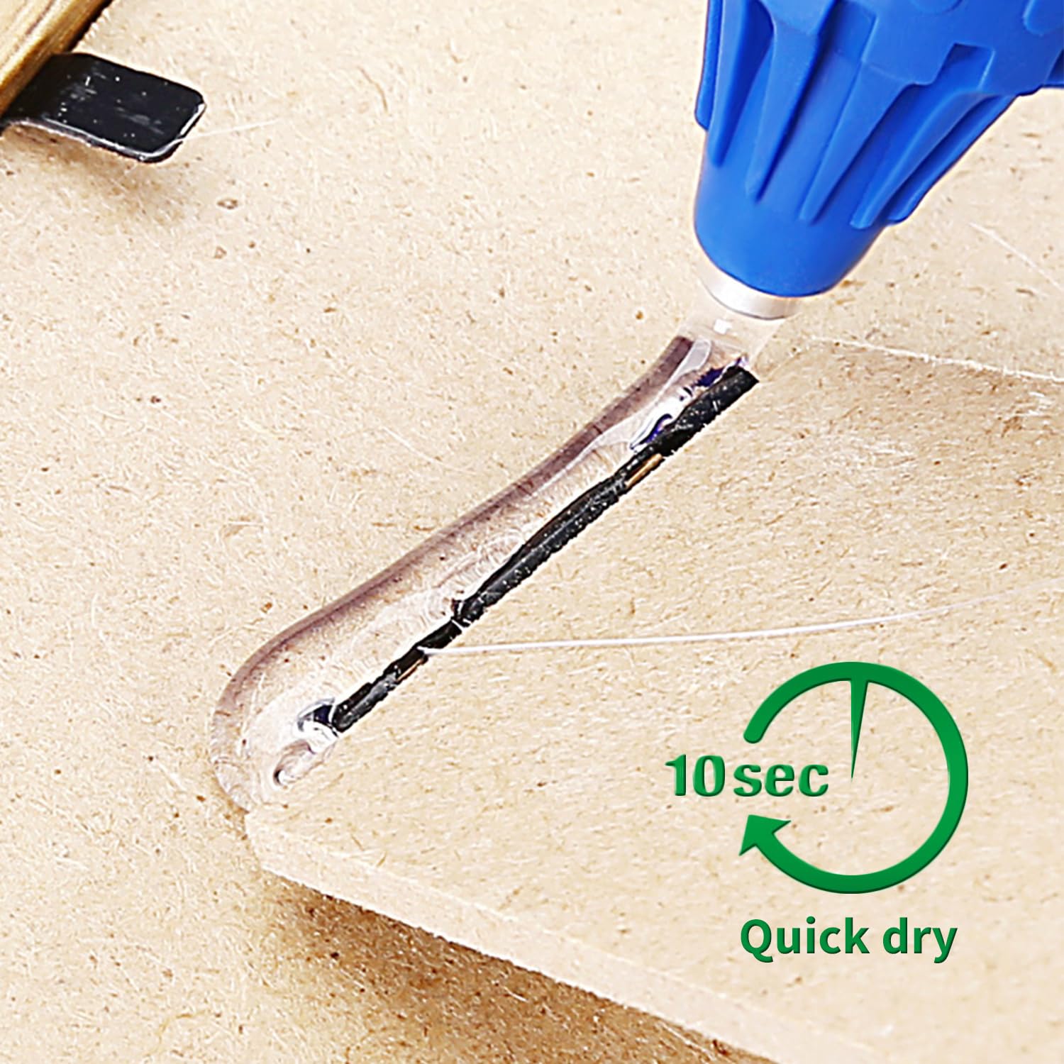 275 bastoncini per colla a caldo, 11 × 190 mm, trasparenti, extra forti e ad asciugatura rapida, compatibili con pistole per colla a caldo, stick di colla durevoli per fai da te