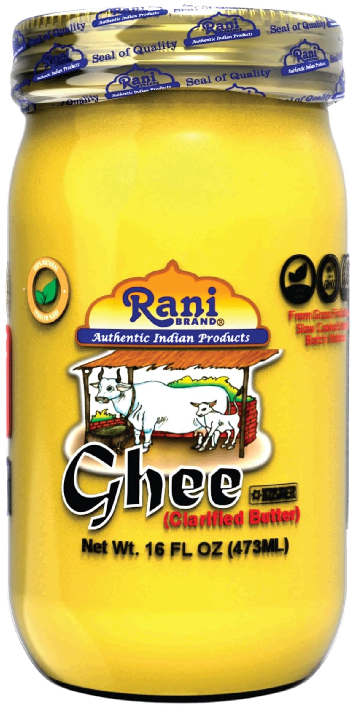 Rani Ghee Pure & Natural from Grass Fed Cows (Clarified Butter)