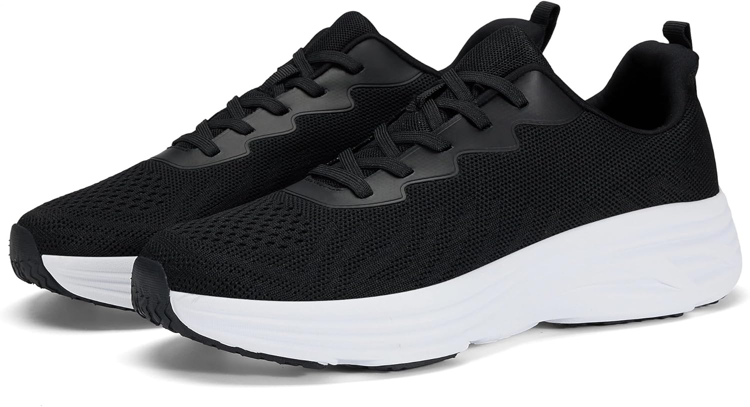 LCGJR Men's Running Shoes Lightweight Breathable Walking Shoes Non Slip Athletic Fashion Tennis Sneakers