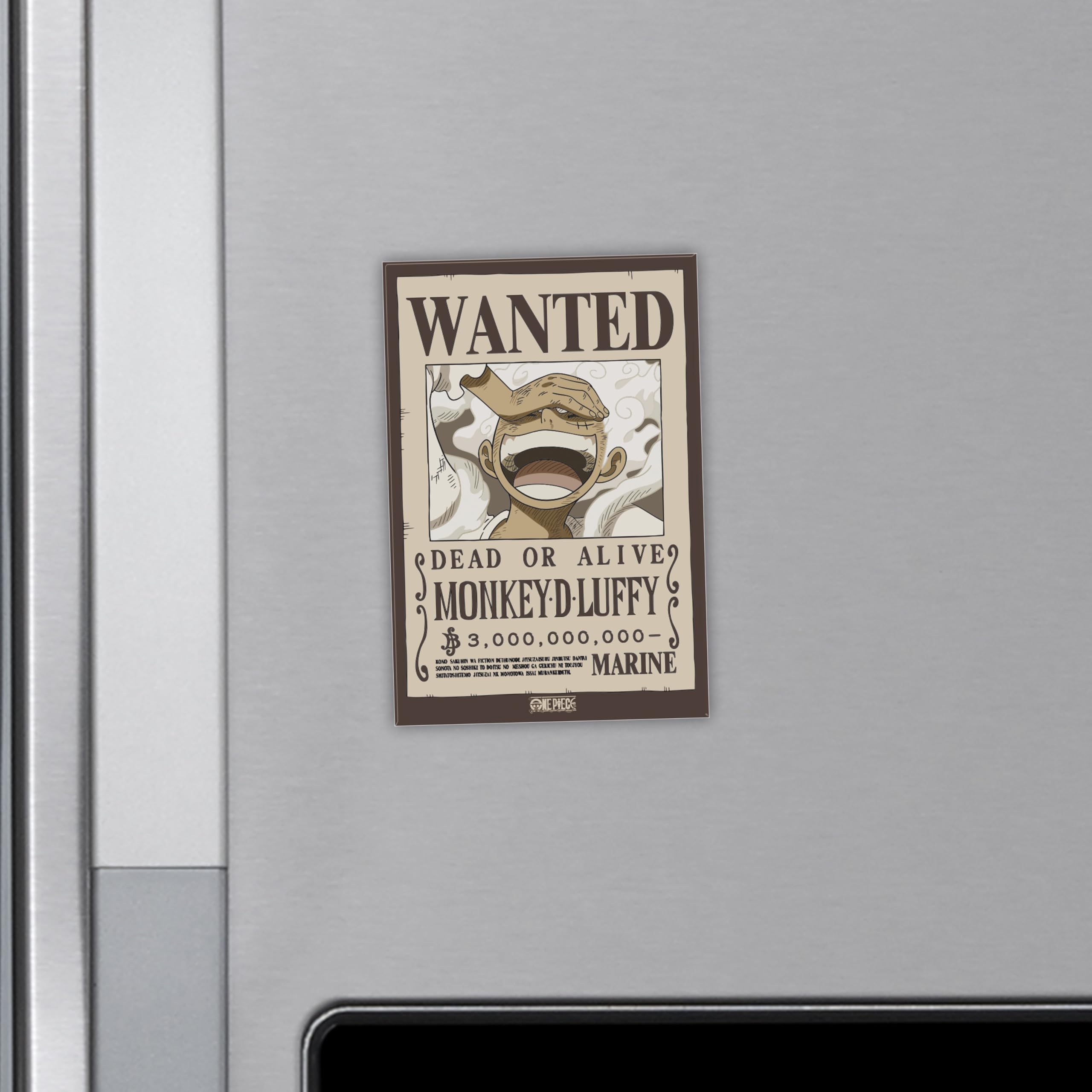 Amazon.com: ABYstyle - One Piece Standard Magnet Wanted Luffy