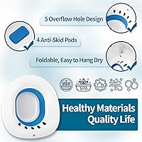 Vista 5 de Baños de Asiento para Asiento de Inodoro, Hemorroides y Cuidado Posparto - Asiento de Vapor Yoni - Mujeres Embarazadas y Cuidado Perineal, Kit