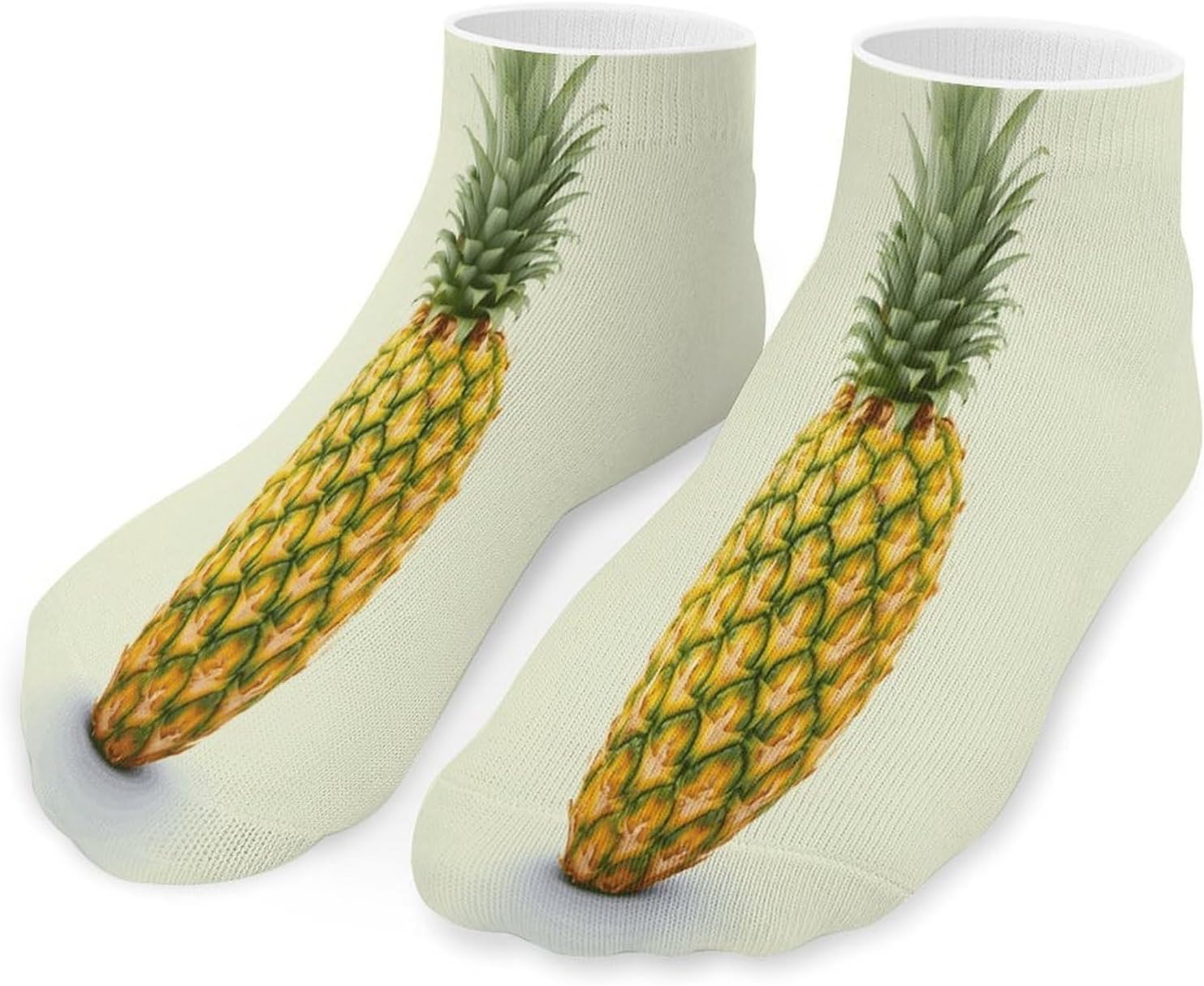 Fresh Pineapple Ankle Socks for Adult Comfort Athletic Running Socks Breathable Casual Low Cut Sock 5 Pairs