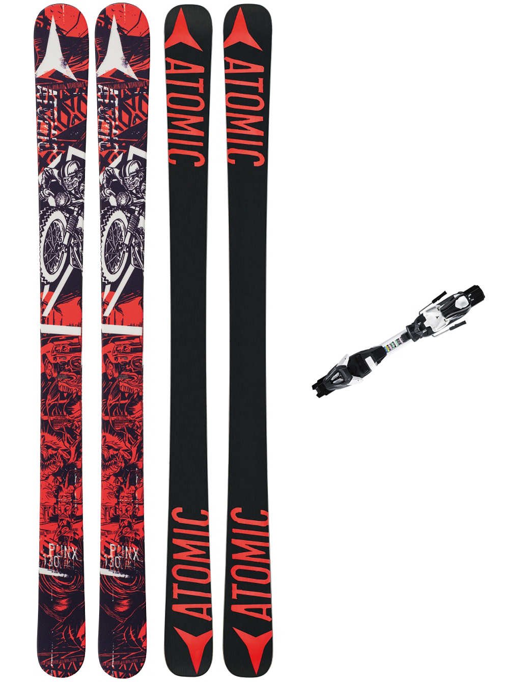 Atomic punx スキー 板 130 フリースタイル ツイン フリースタイル