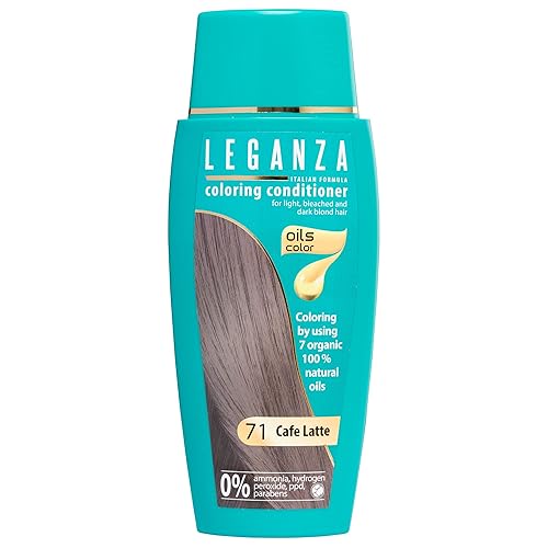 Miniatura 1 de Acondicionador Colorante Color 71 Café Latte con 7 Aceites Naturales Sin Amoníaco y Parabenos