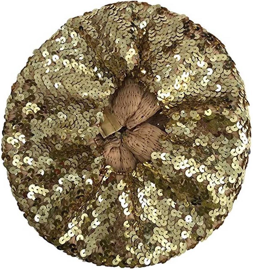 Sparkly Sequins Beret Hat Glitter Mermaid Cap for Dancing Party Fancy Dress - Image 2
