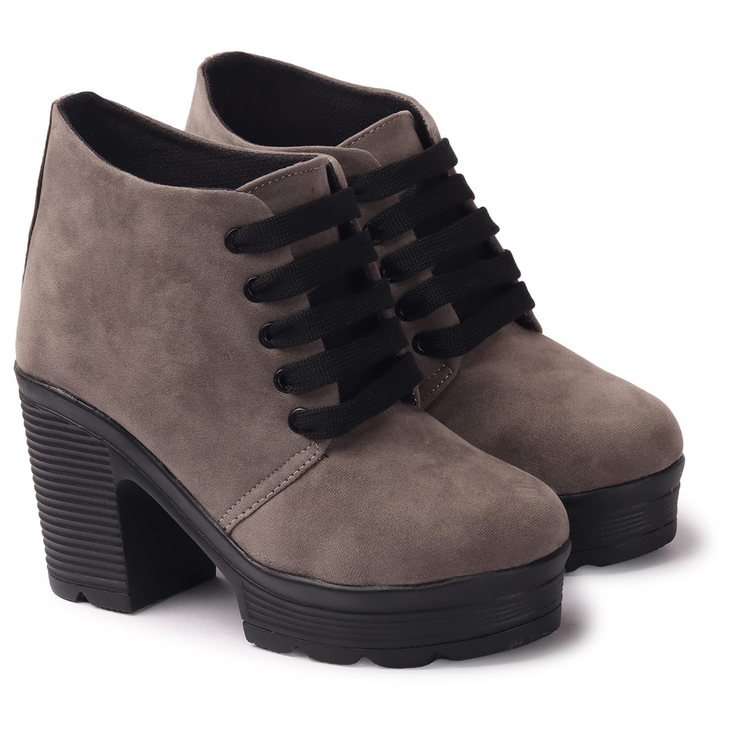 KLIEV PARISStylish Latest Women's & Girls Boots Fashion Casual Outdoor High Heel Ankle Boots