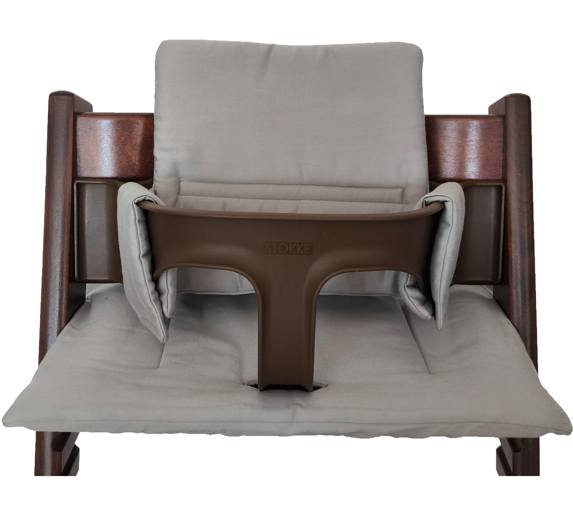 Shabany® Hochstuhl Sitzkissen 100% Bio Baumwolle | Classic Kissen Sitzbezug | Hochstuhlauflage | 2-teilig passend für Stokke Tripp Trapp Kinderhochstuhl |maschinenwaschbar | einfache Befestigung