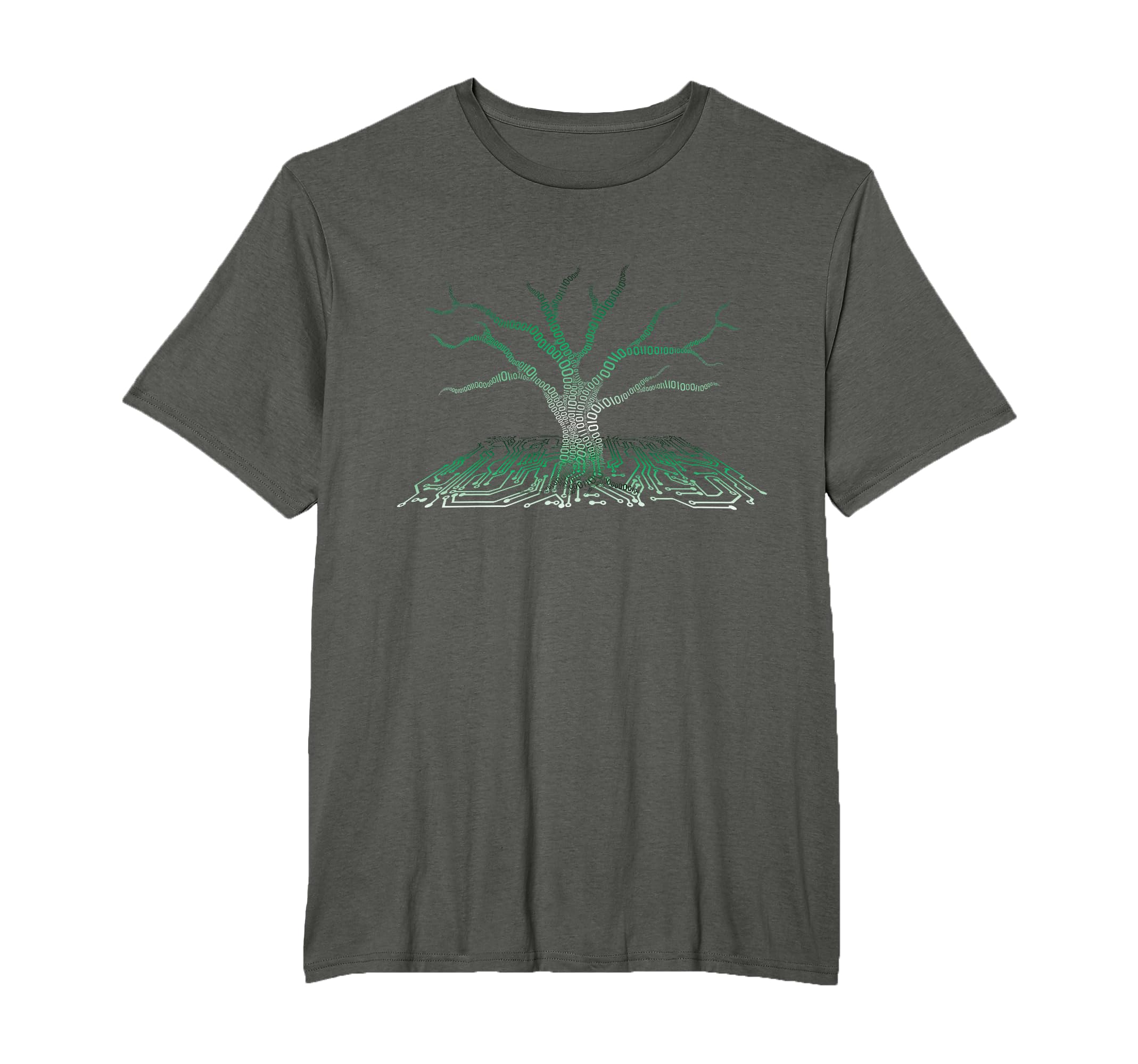 Programmer Gift Idea - Binary Tree Computer Circuit Board T-Shirt
