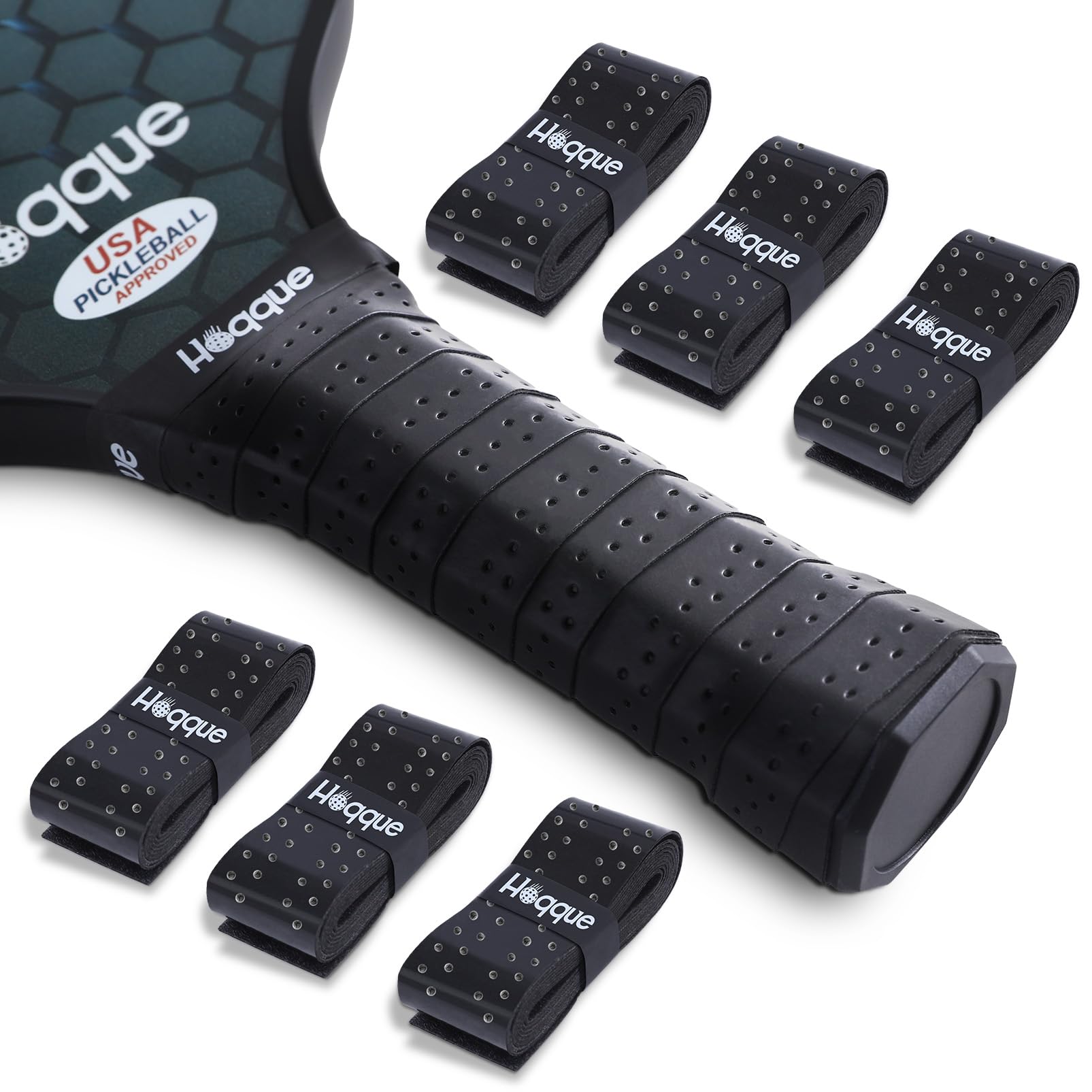 6 Packs Pickle Paddle Ball Grip Tape Tennis Badminton Racket Pick Overgrip Comfort Ball Equipment Accessories Dry Feel Racquet Handle Wrap Kit Tennis Lovers Women Men Birthday Ideal-image-17