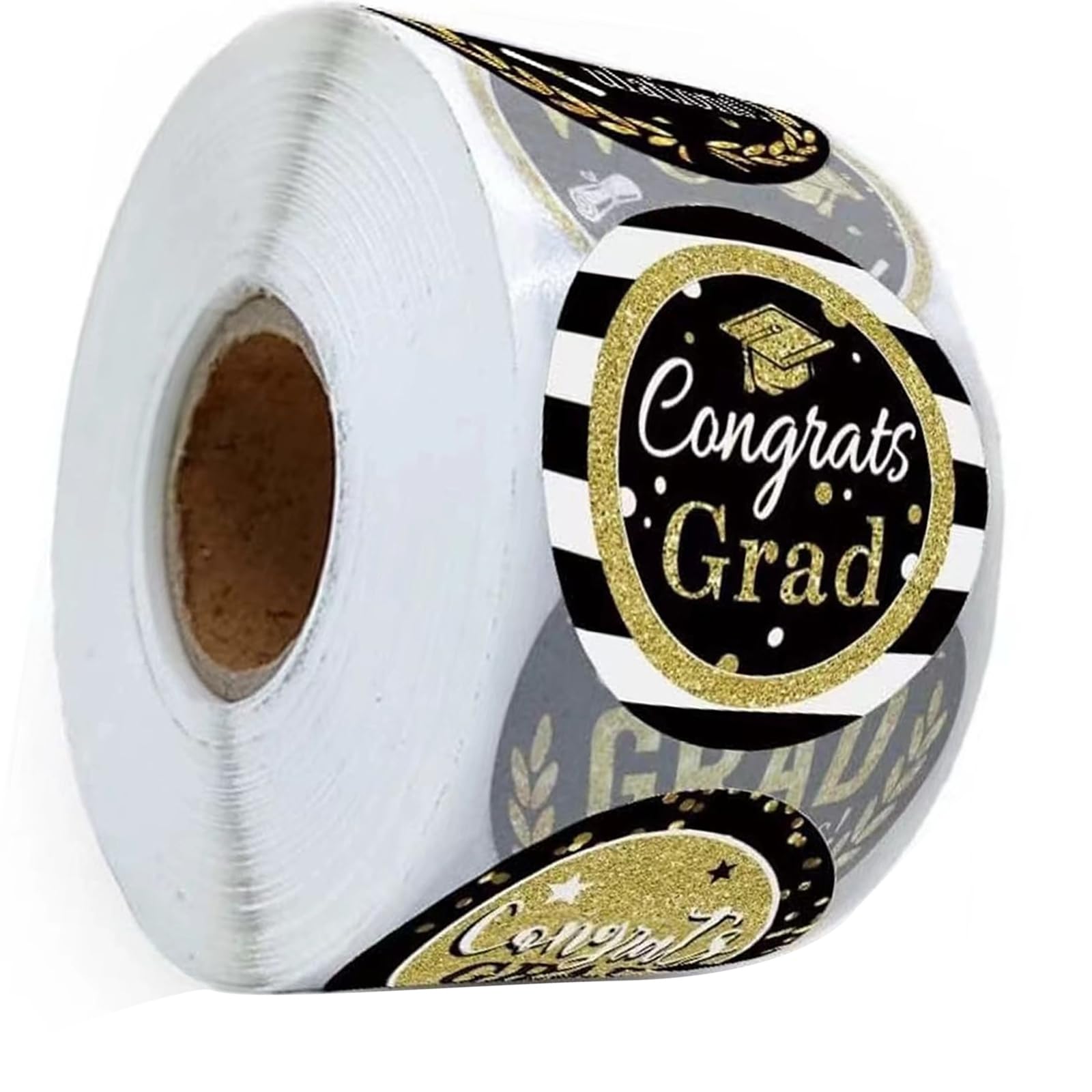 500 Pcs Round Sticker Graduation Seals Congrats Grads Labels Graduation Caps for Party