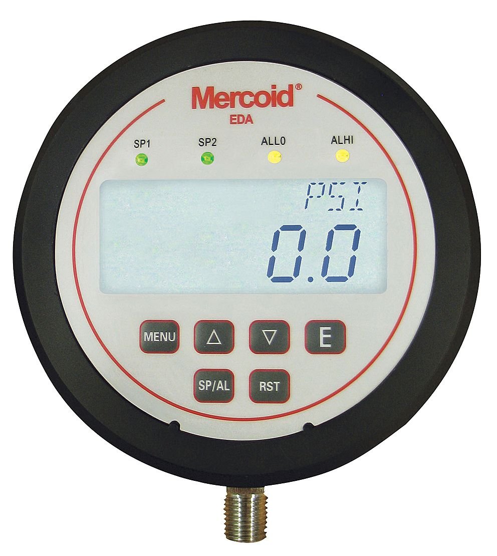 Mercoid® Electronic Pressure Switch, EDAW-N1E1-04T0, 0-100 psi, No Output