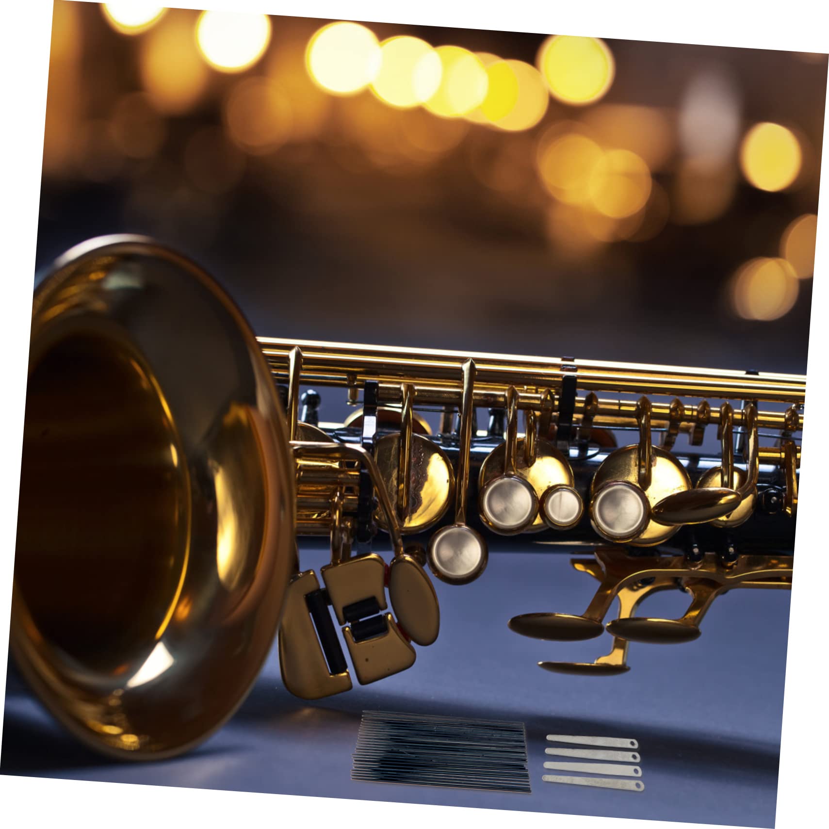 SUPVOX 4juegos De Para Saxofón Placas De Lengüeta y Accesorios De Reparación De Instrumentos Para De Saxofón Tenor