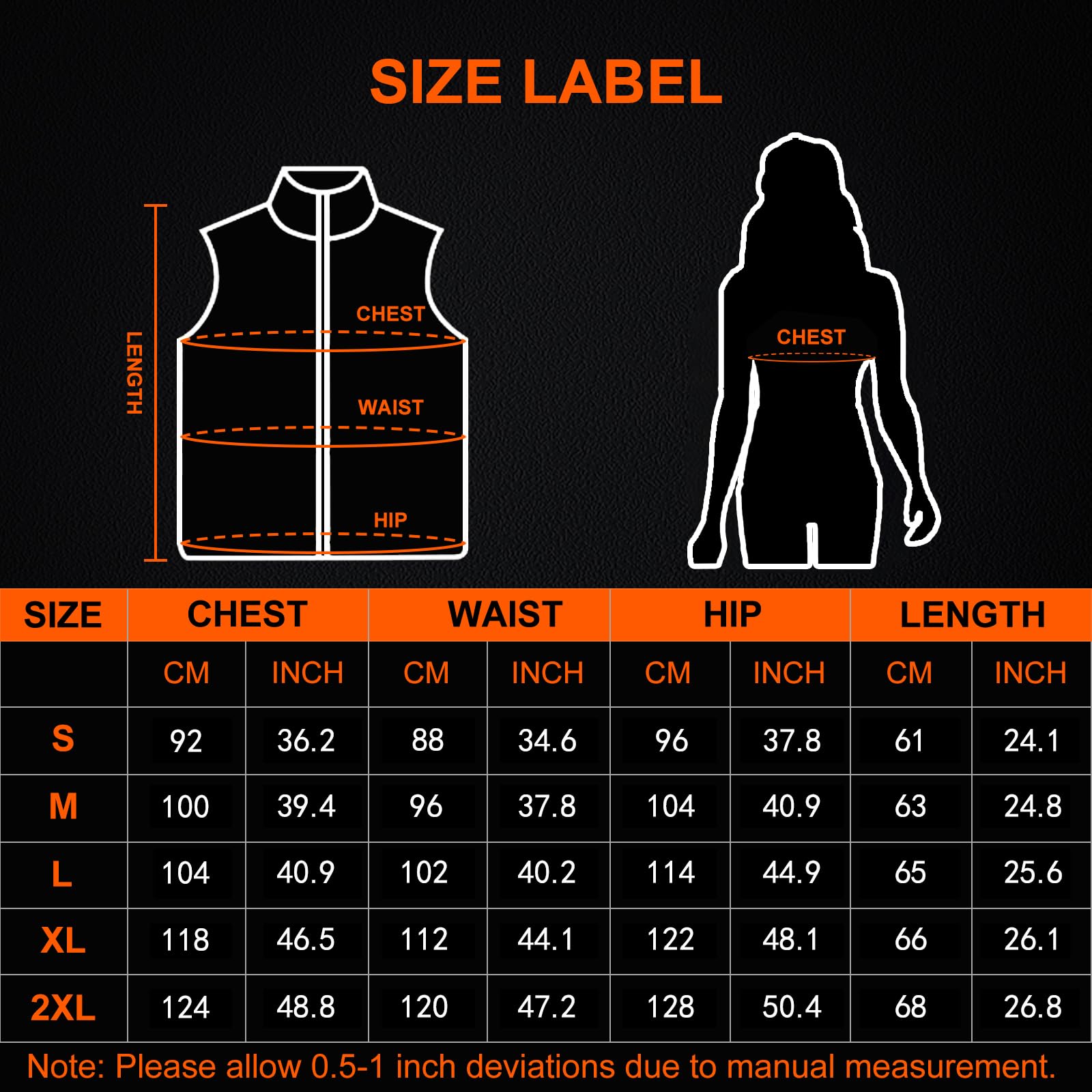 Warmy Veste Chauffante Femme avec Batterie incluse 15000mAh,Gilet Chauffant Femme avec 13 Zones de Chaleur 3 Modes, Gilet Chauffant Electrique pour Plein Air(M)