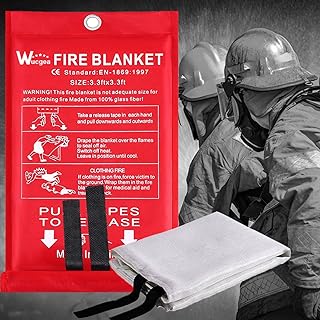 Fire Blanket for Kitchen - 1 pack Fiberglass ...,