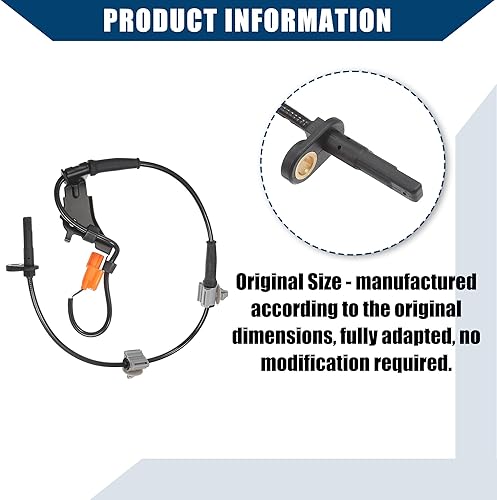 Miniatura 7 de No.57455-SCV-A01Sensor de velocidad de rueda ABS para Honda Element 2003-2011  Kit de sensor de frenos antibloqueo de ruedaduraderoplástico2