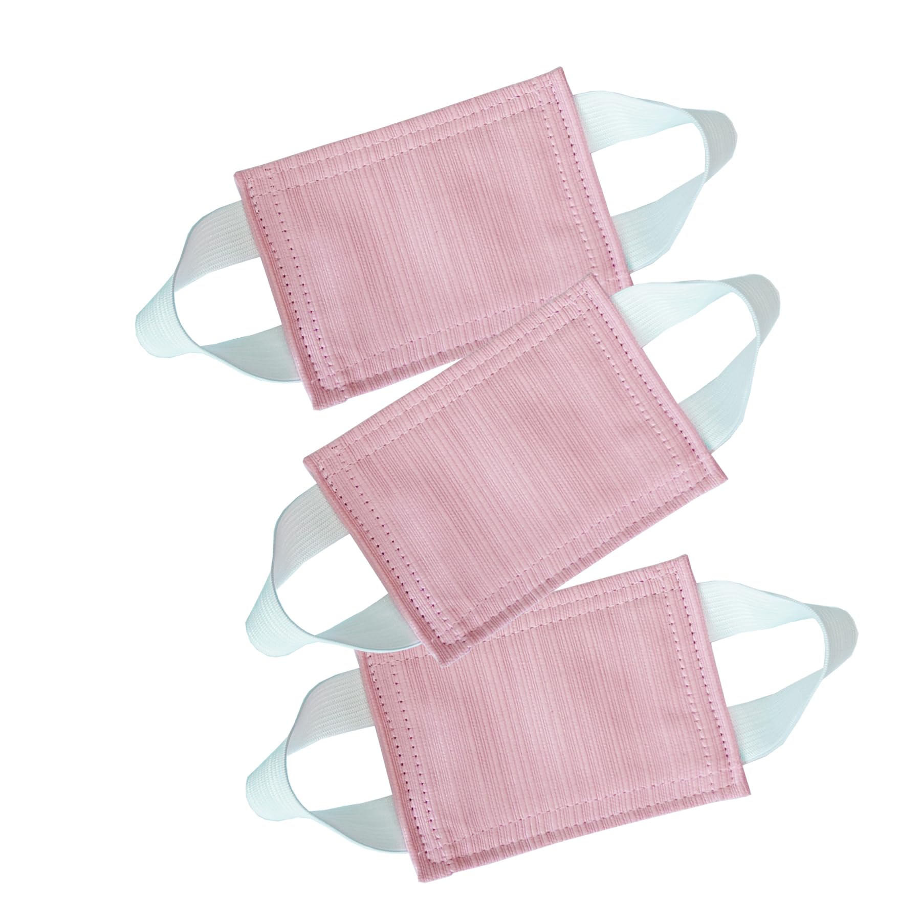 Baby Proof Door Silencer &amp; Cloth Latch Cover, Quiet Close Anti-Slam Pads to Prevent Slamming and Accidental Locking, for Nursery and Toddler Safety (3, Pink, 4.1 * 3.1 inches)