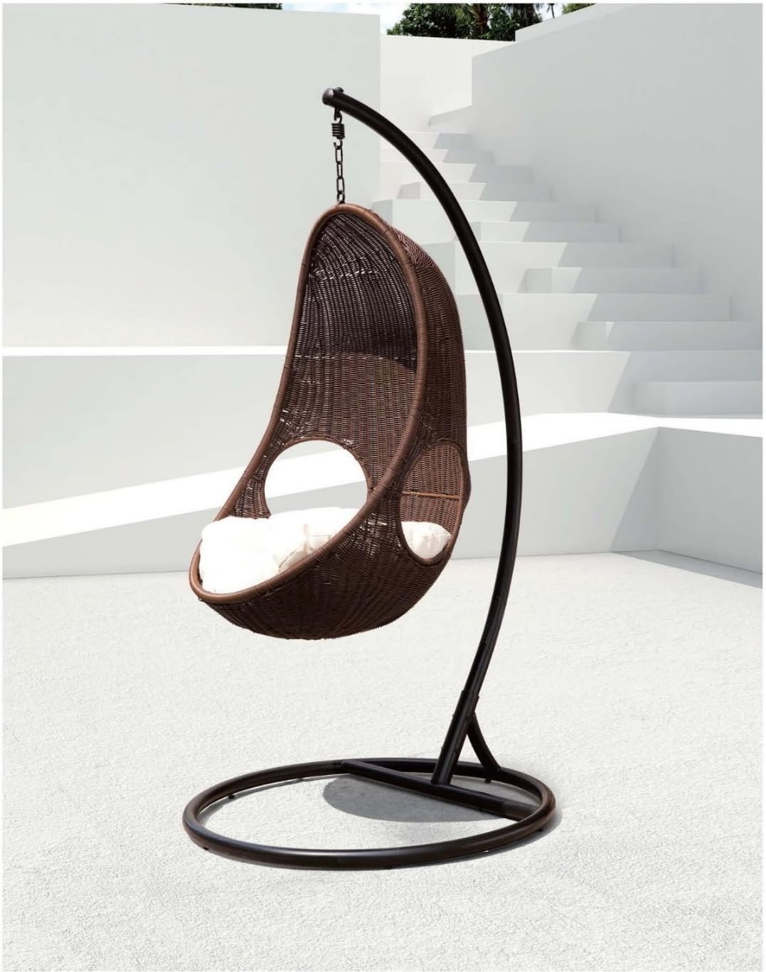 Chans Patio Bertone – Soft touch Cozy Egg Shape Swing chair Model – Y9063