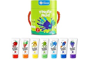 Jar Melo Washable Finger Paints for Toddlers: Unleash Creativity in Little Artists!