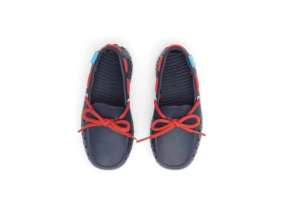 People Footwear Kids Senna (Toddler/Little Kid) (Mariner Blue/Red) Kid's Shoes INTERNATIONAL SHIPPING