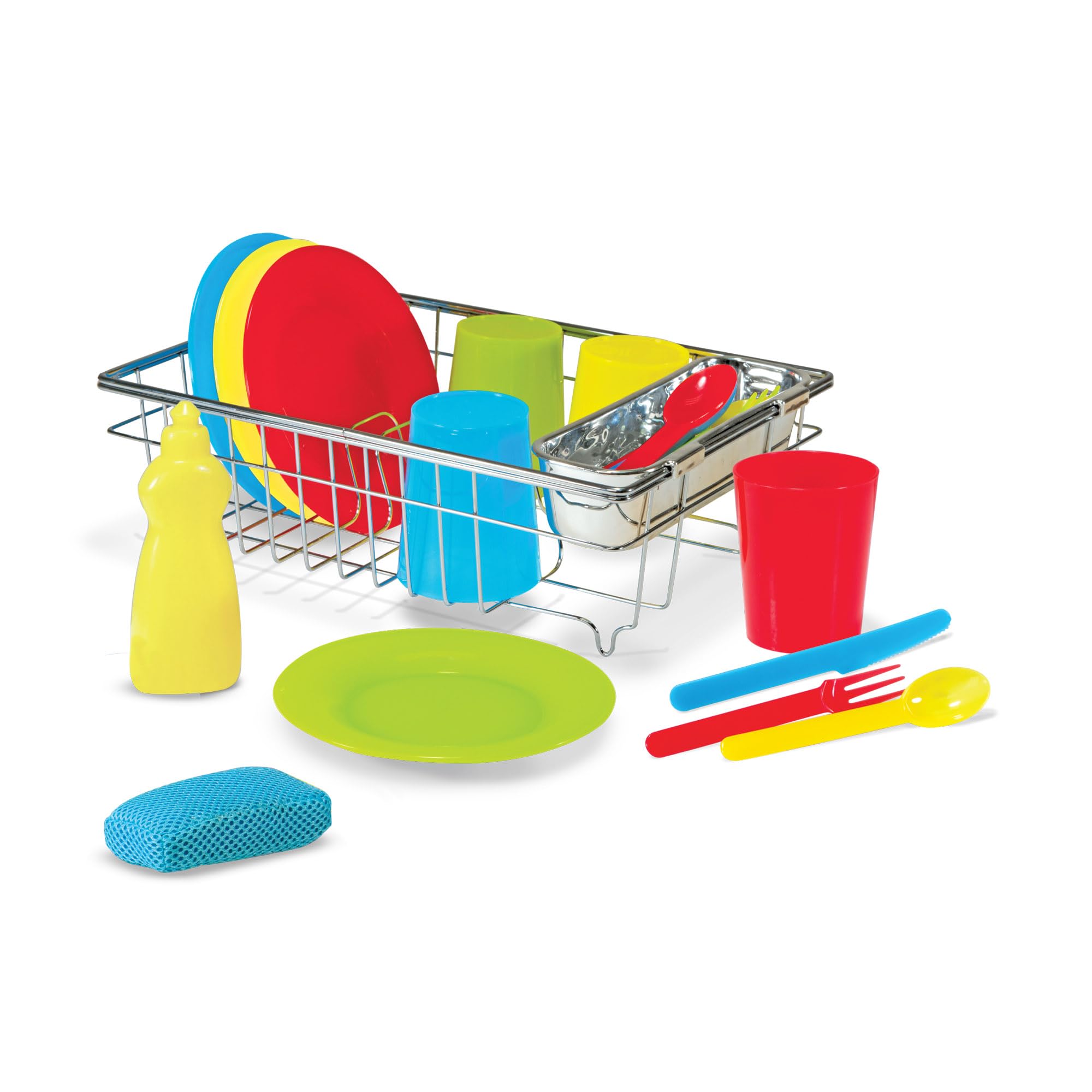 Melissa & Doug Let's Play House! Wash and Dry Dish Set by Unknown