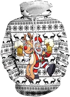 Generisch
Lässiger Trend-Pullover mit Weihnachtsdruck für Herren im Winter