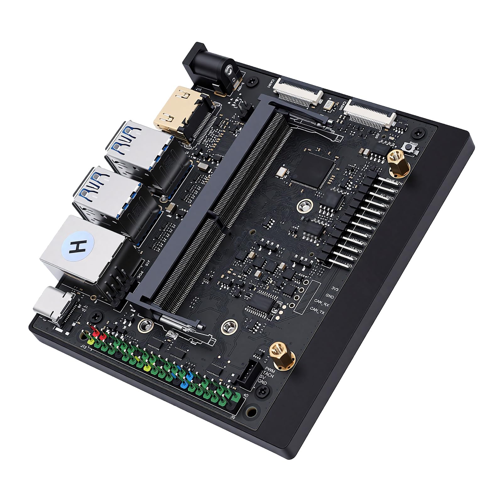 Generic Scheda di Sviluppo AI con connettività Estesa per Scheda PCB Super Carrier Orin NX, Potente Supporto per Applicazioni AI, Adatta a Ingegneri e Sviluppatori