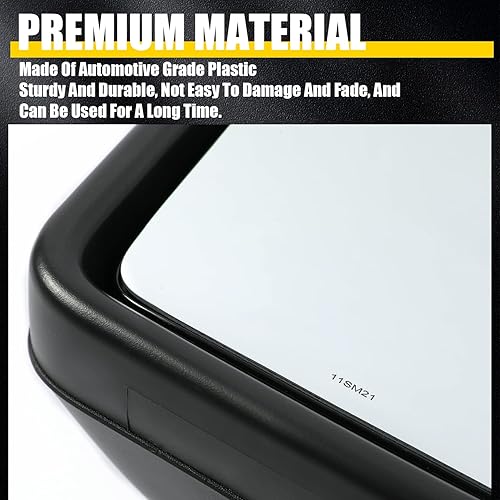 Miniatura 3 de KUAFU Espejo compatible con Jeep Wrangler y Jeep Gladiator 2018-2024 Reemplazo para 82215138 Kit de espejos retrovisores exteriores para lado del